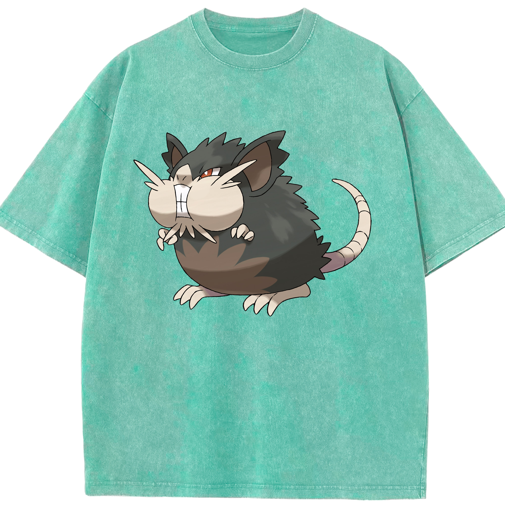 （画像用） ポケットモンスター Pokémon 綿100% ヴィンテージ風 半袖Tシャツ（フロントプリント）